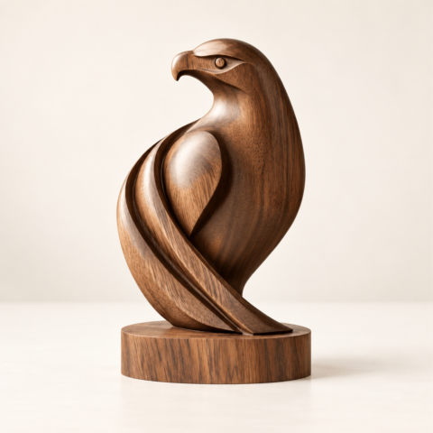 Stylized Minimalist Falcon