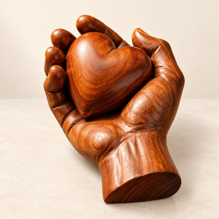 Hands Holding Heart