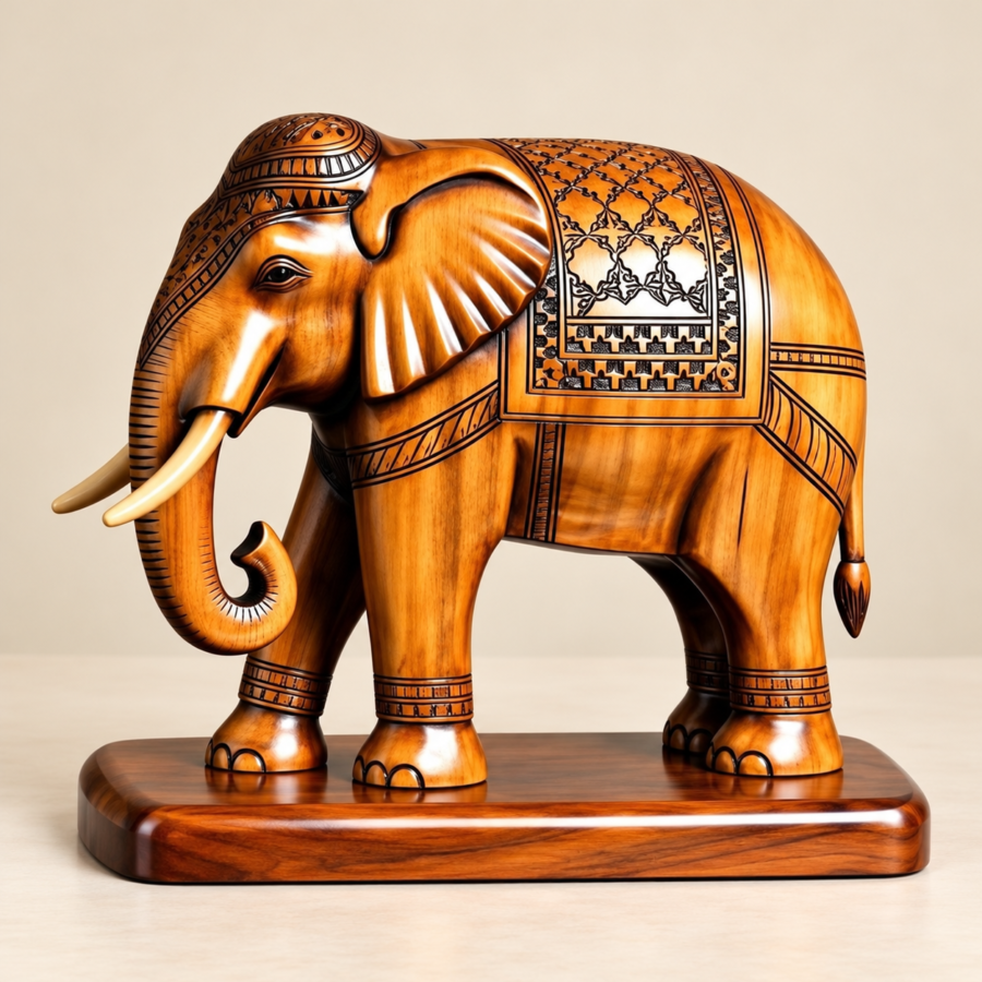 Inlaid Royal Elephant