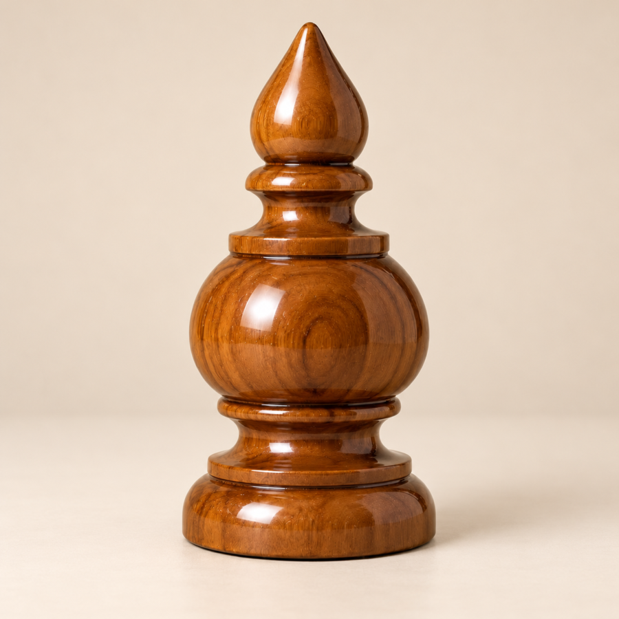 Turned Timber Finial