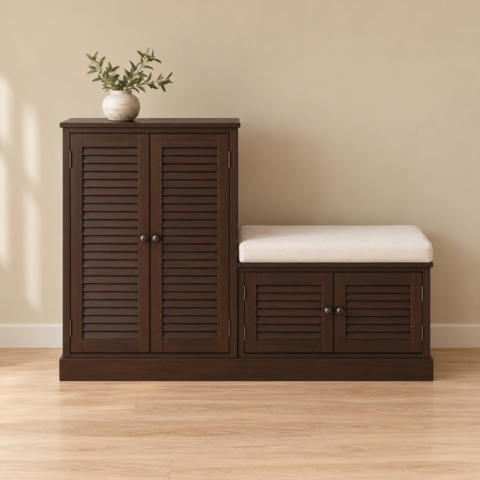 Dilsa Louvre Step Storage Bench