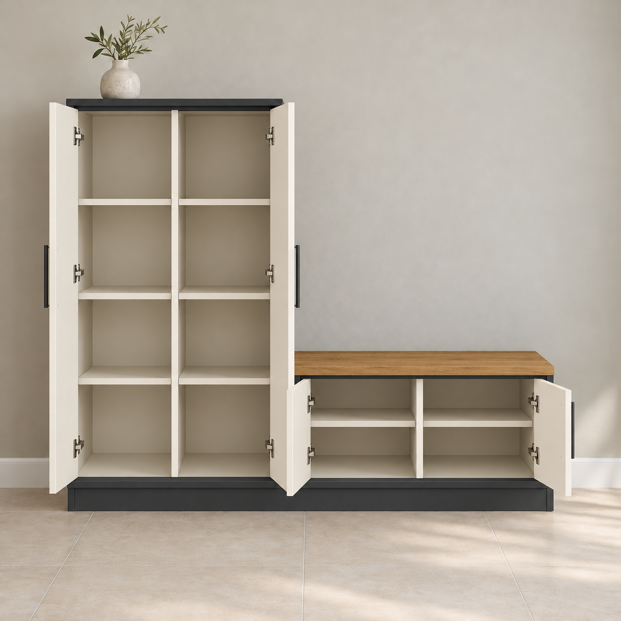 Dilsa Polar Step Storage Bench - Image 2