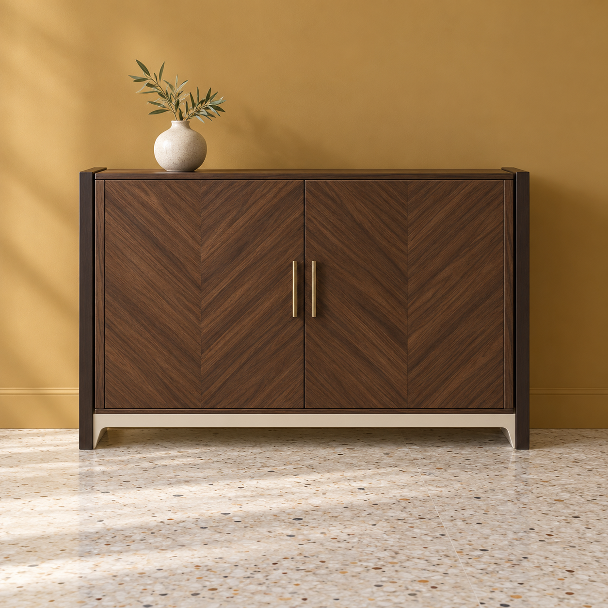 Dilsa Chevron Compact Sideboard