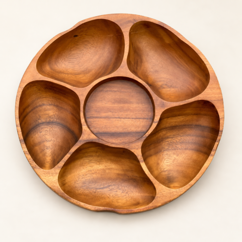 Seven-Compartment Serving Tray