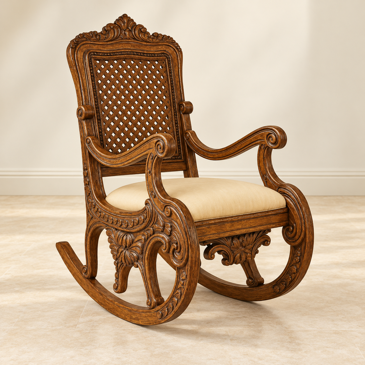 Traditional Carved Rocker