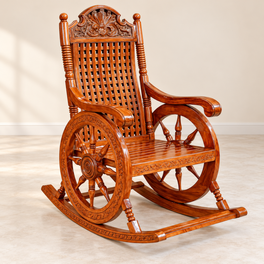 Wagon-Wheel Workshop Rocker