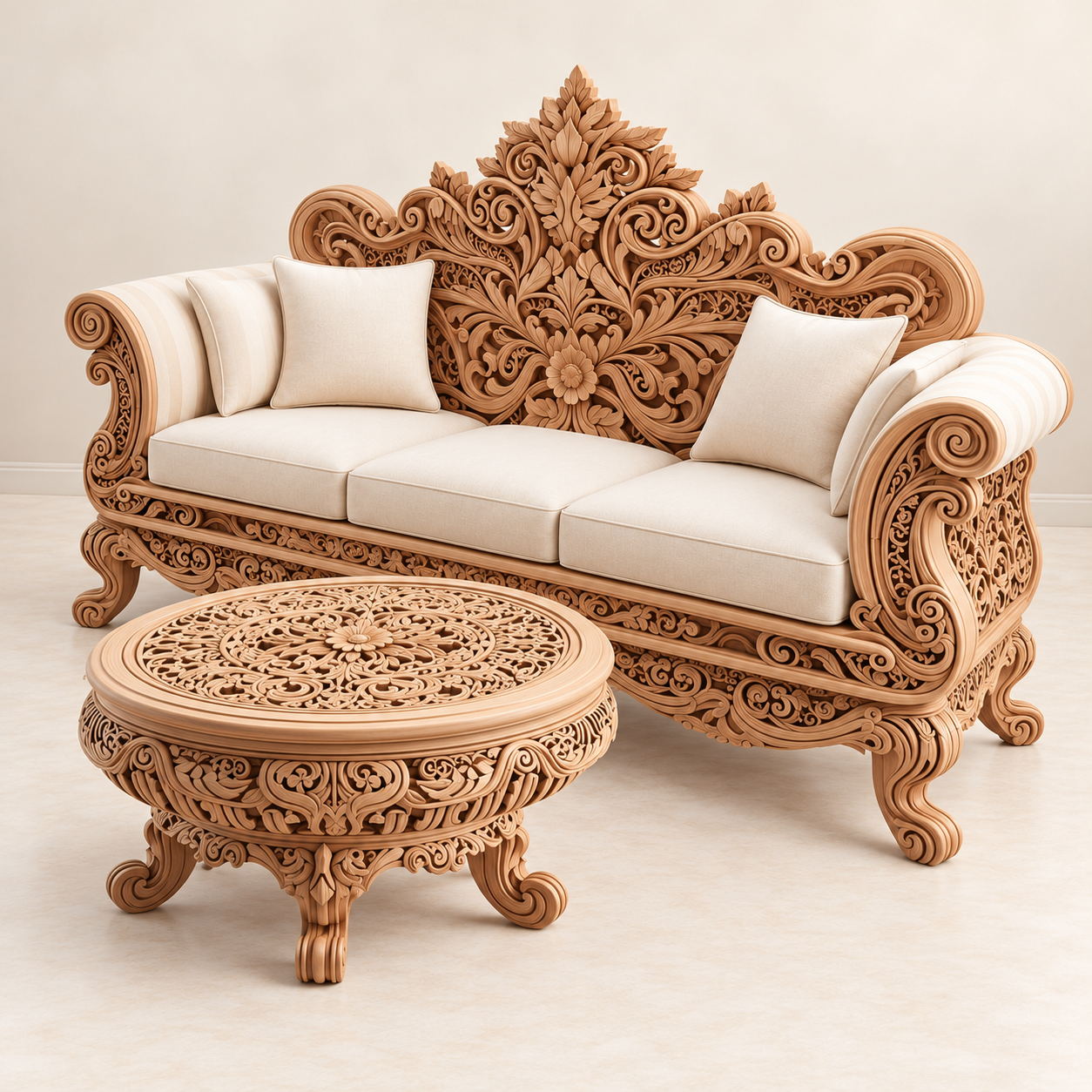 Ornate Parlor Suite - Image 2