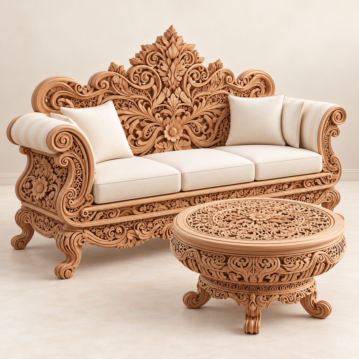 Ornate Parlor Suite - Image 3