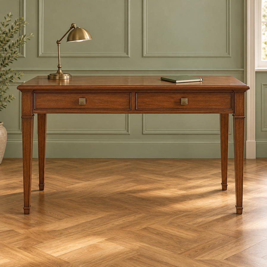 Dilsa Heritage Twin-Drawer Desk