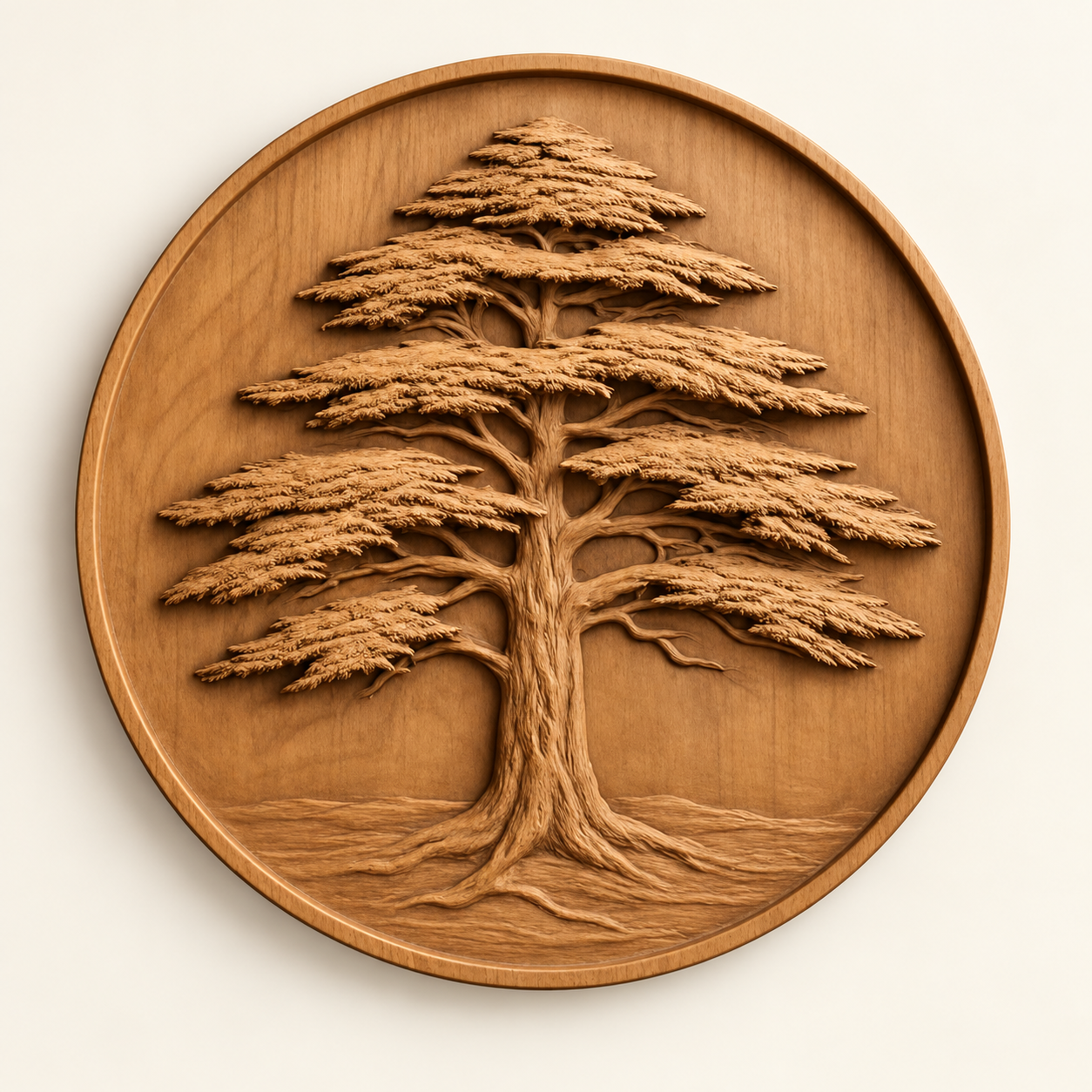 Cedar Tree Wall Medallion