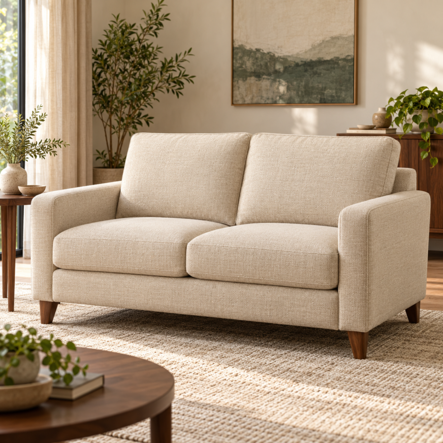 Dilsa Ease 2-Seater Fabric Sofa
