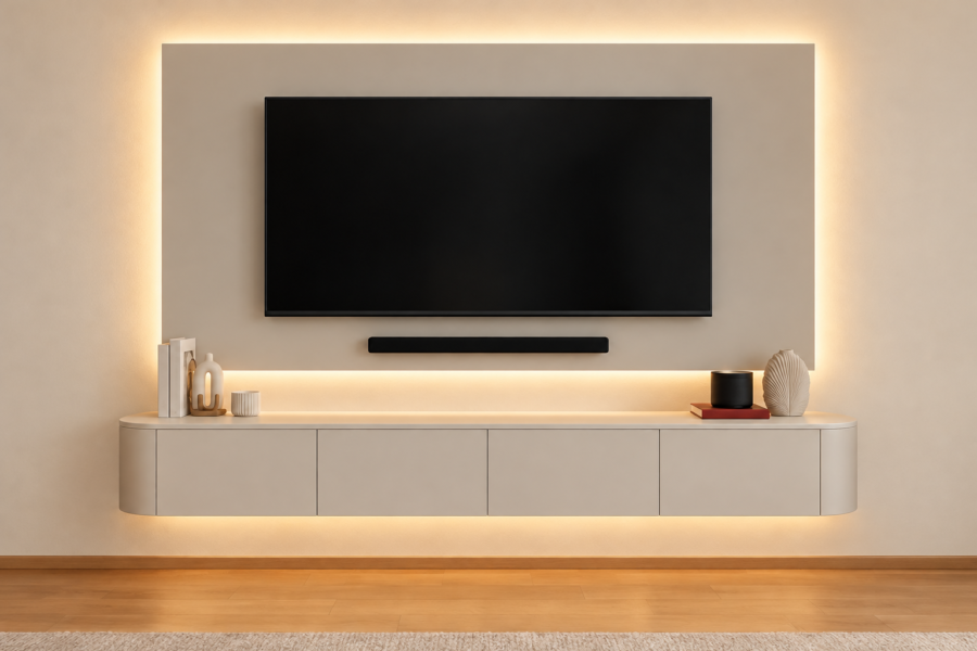 Dilsa Halo TV Wall Unit